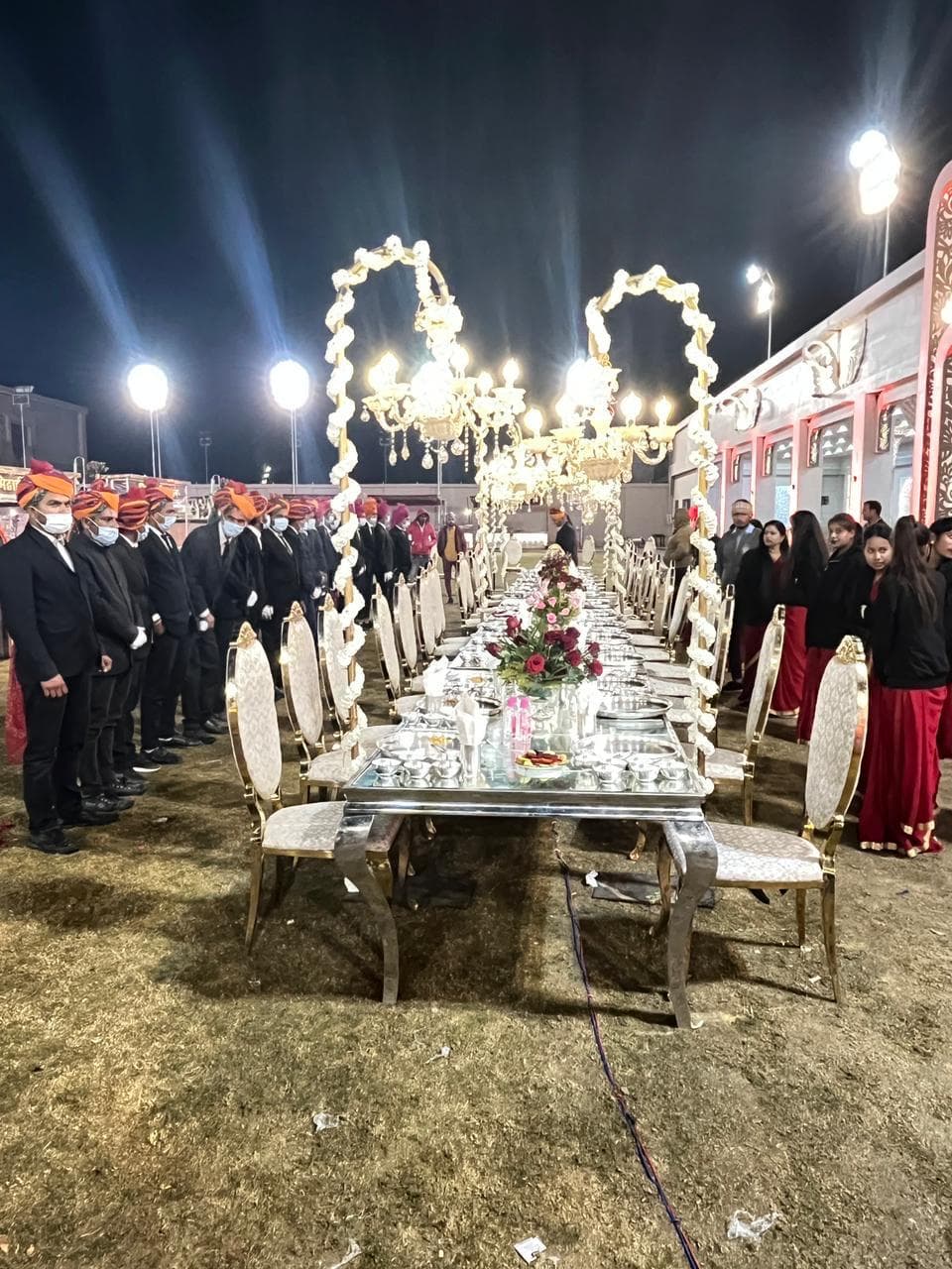 Royal Dining Arrangements